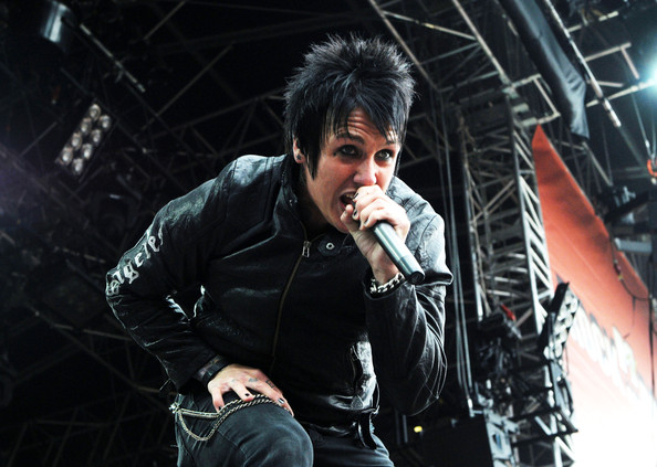 Papa Roach performs live on stage during the "Rock Im Park 2009" festival in Nuremberg.